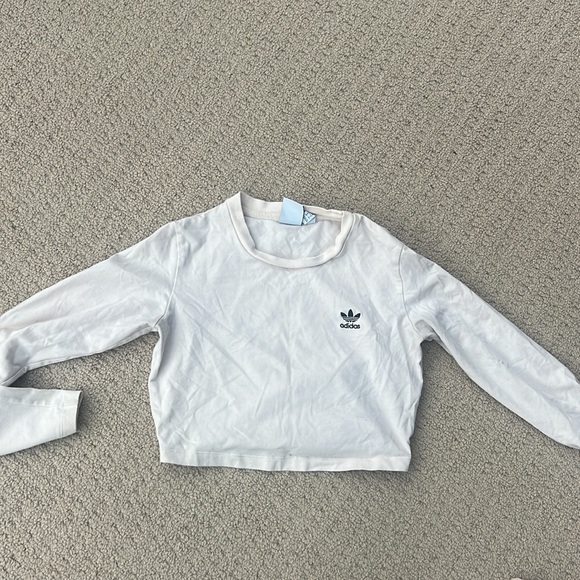 Adidas Long Sleeve Crop Top - Picture 2 of 4